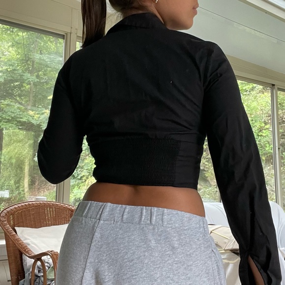 Bershka corset button up top, size S - Picture 3 of 3